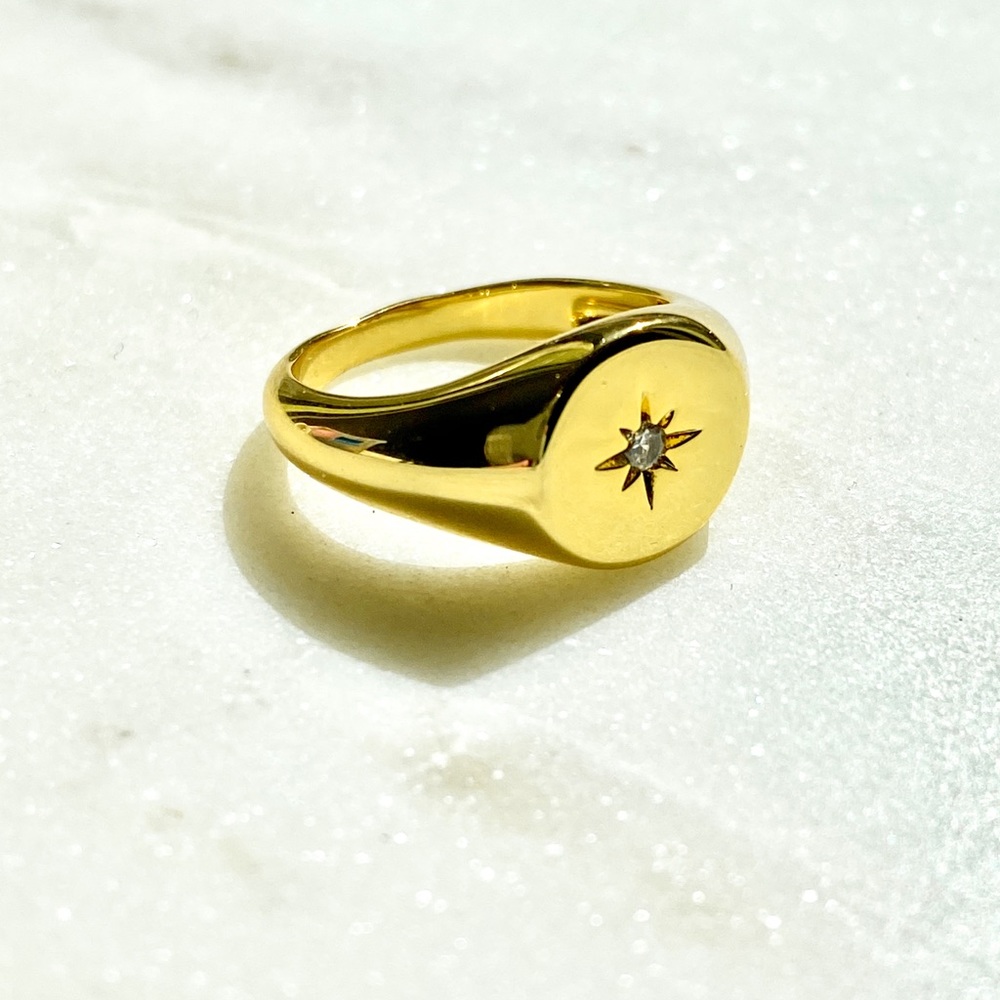 Star Signet Ring